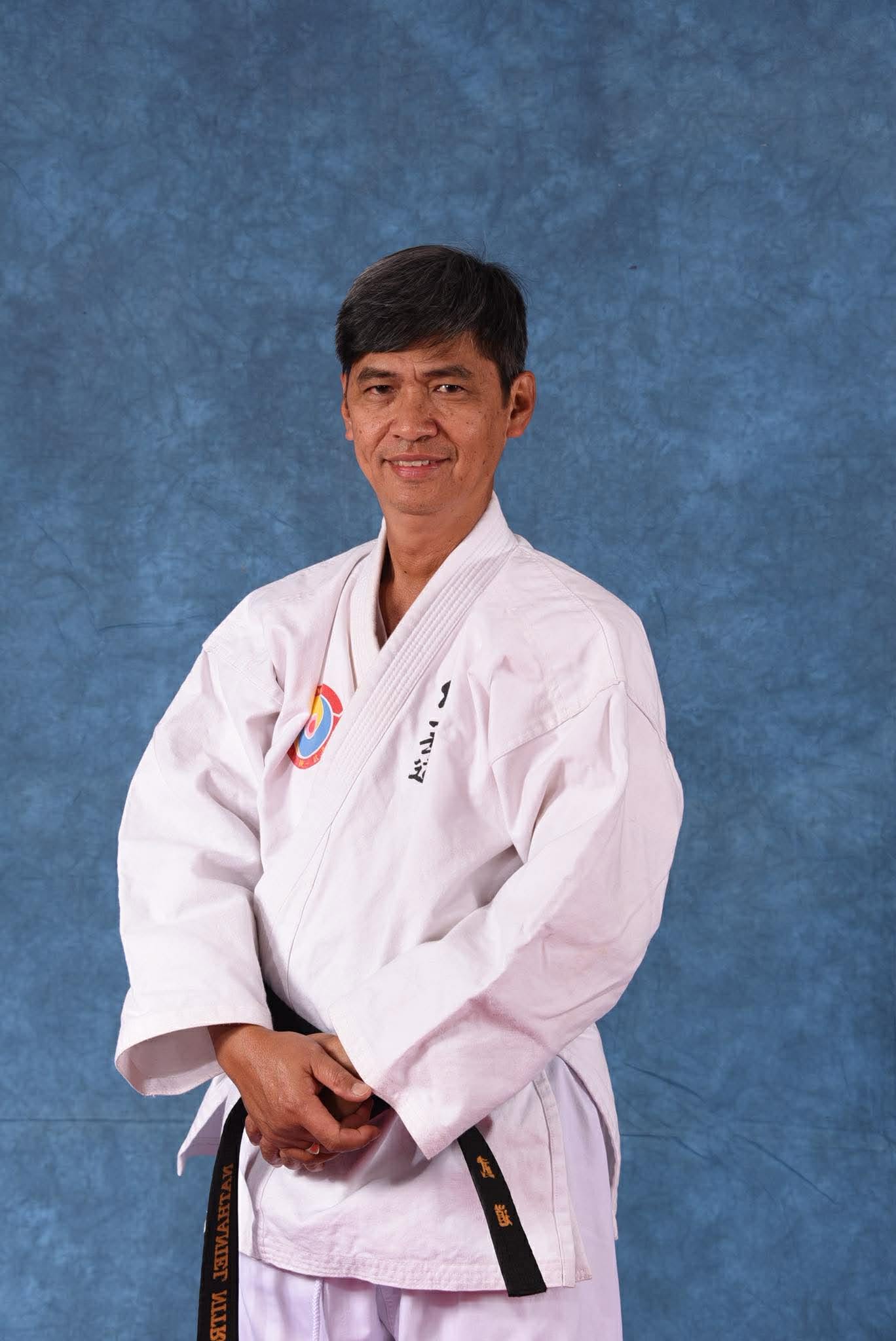 Master Nathaniel Nitro in his dobok and black belt